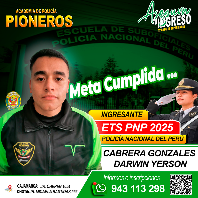 CABRERA GONZALES DARWIN