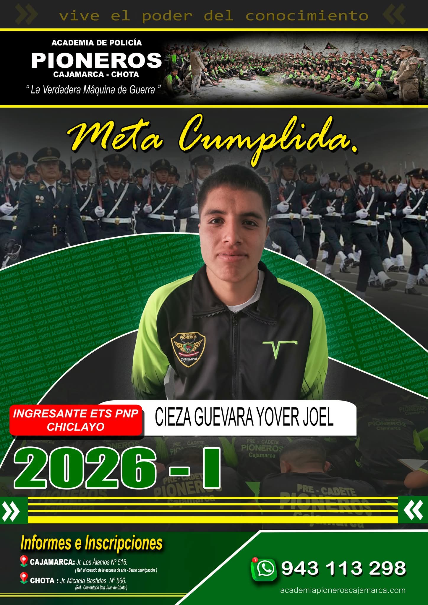 CIEZA GUEVARA, YOVER