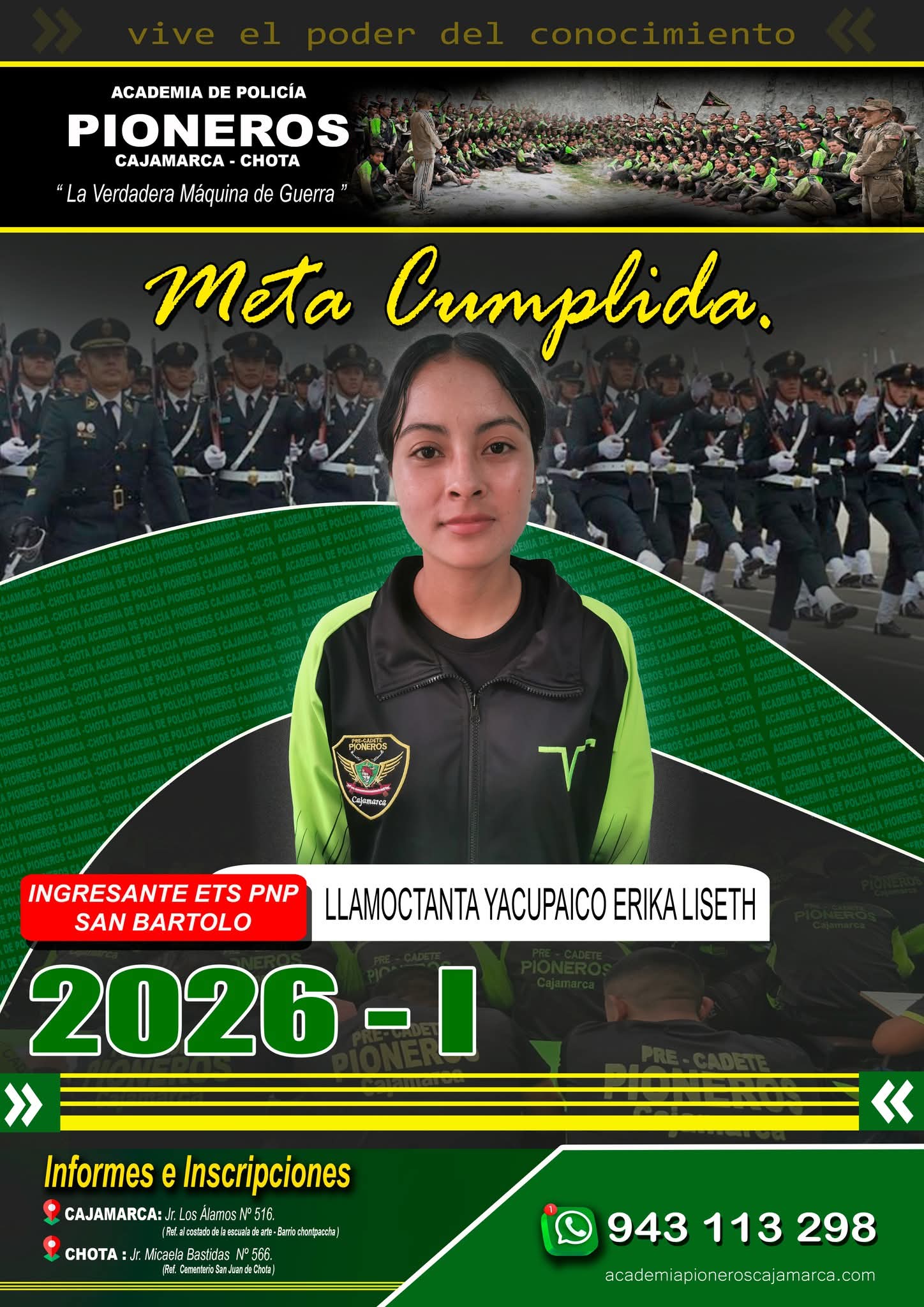 LLAMO CTA YACUPAICO, ERIKA